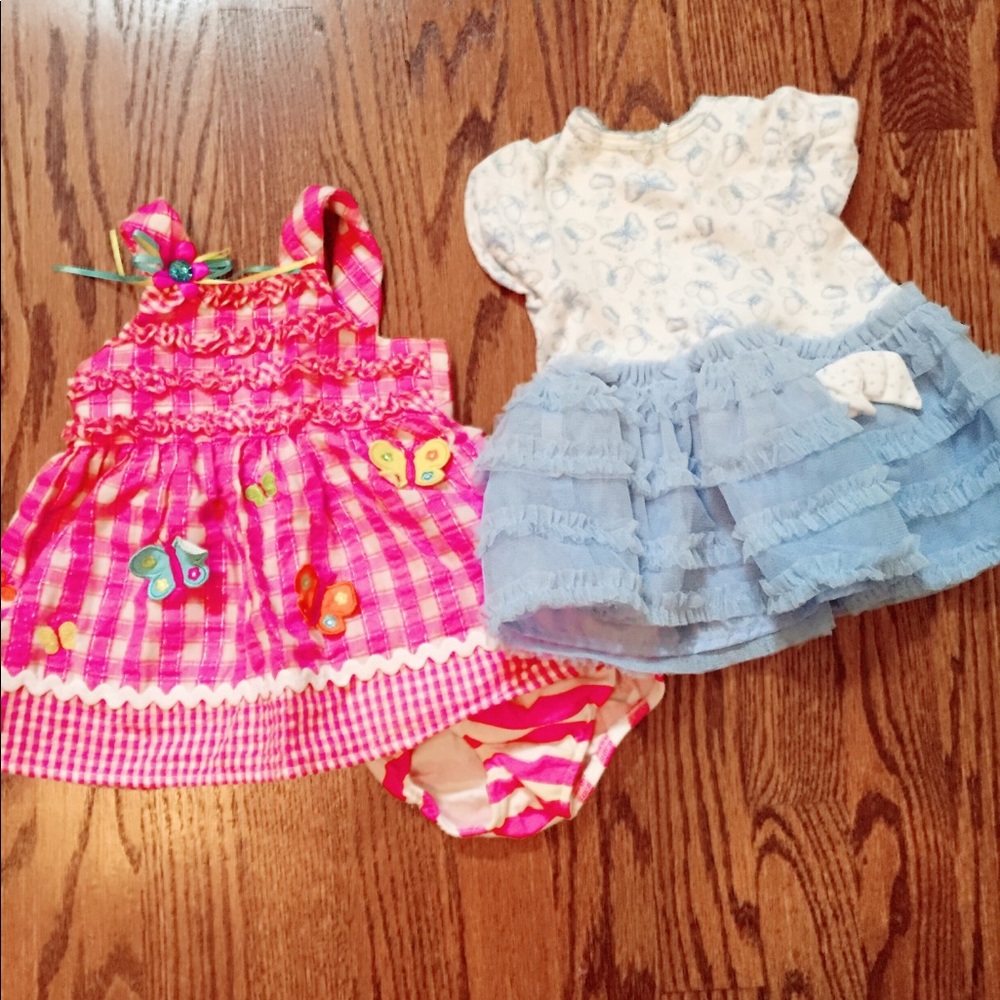 Baby Girls 3 month Dress Bundle